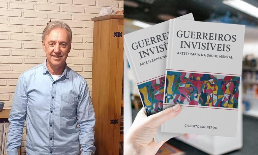 Patrono da 13ª Feira Binacional, Gilberto Isquierdo lança livro sobre Arteterapia em Jaguarão