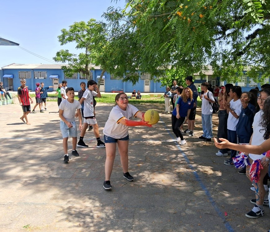 JERGS Integrador mobiliza alunos da Escola Joaquim Caetano em Jaguarão