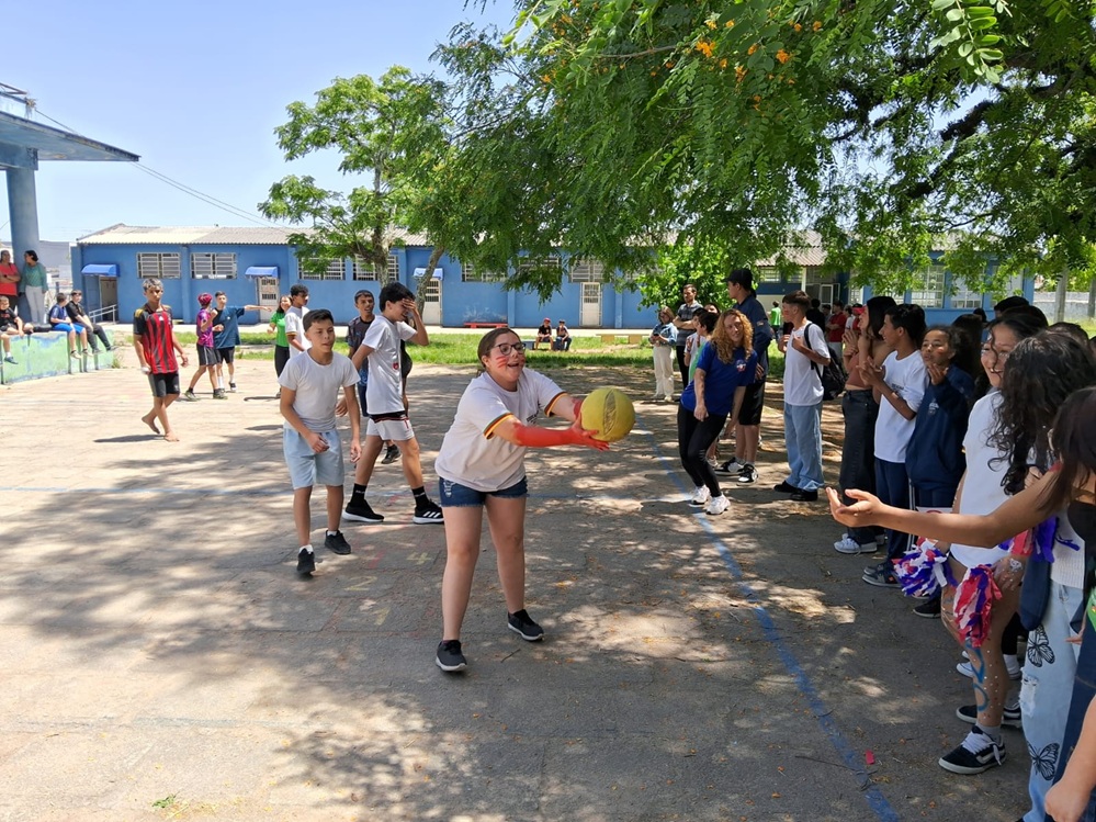JERGS Integrador mobiliza alunos da Escola Joaquim Caetano em Jaguarão