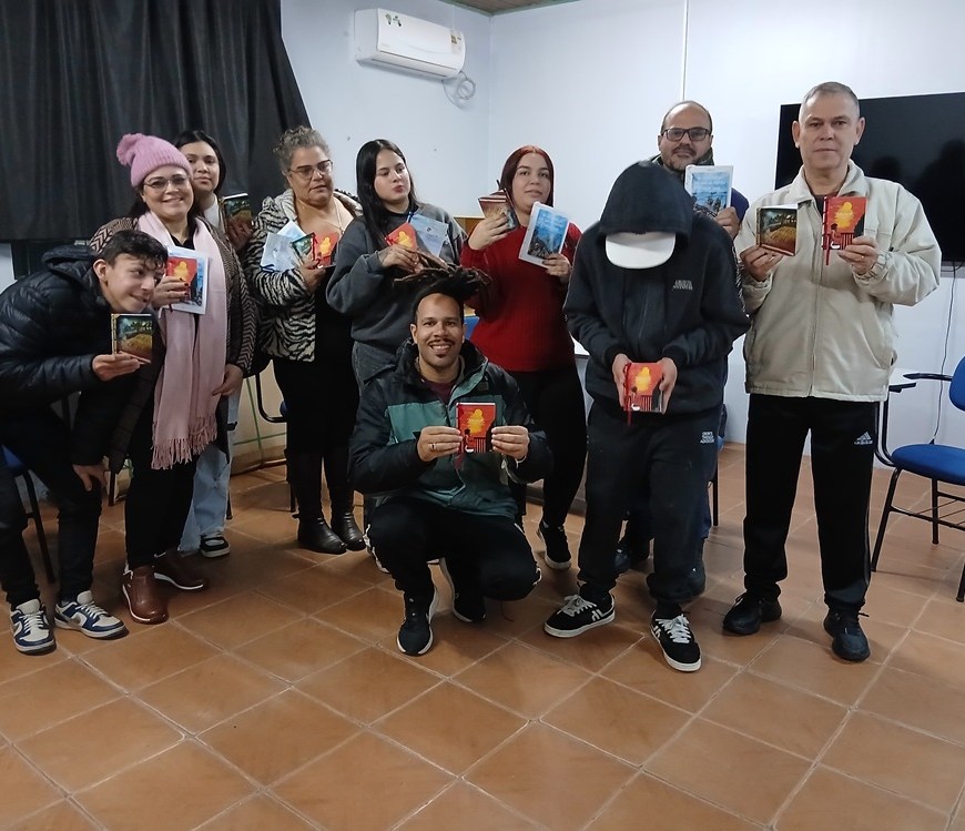 Projeto Autor Presente leva editor do Diarios de la Pampería a escola de Santa Maria